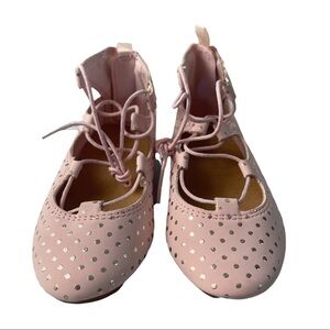 OshKosh B'Gosh Pink Polka Dot Karlie-G Toddler Shoes Size 7